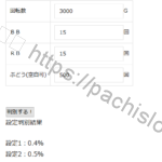 im アイムジャグラー設定判別ツール